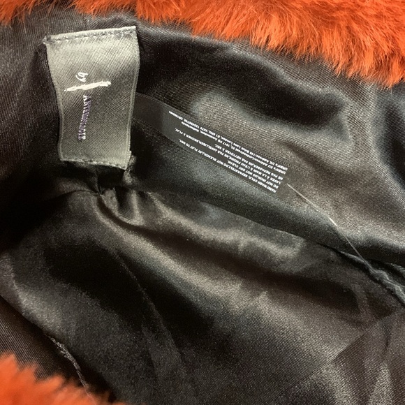 Anthropologie fuzzy bucket hat orange - Picture 5 of 7